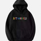 Front view of Black Travis-Scott-Astroworld-Hoodie 