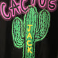 Cactus design with 'JACK' text on a black background