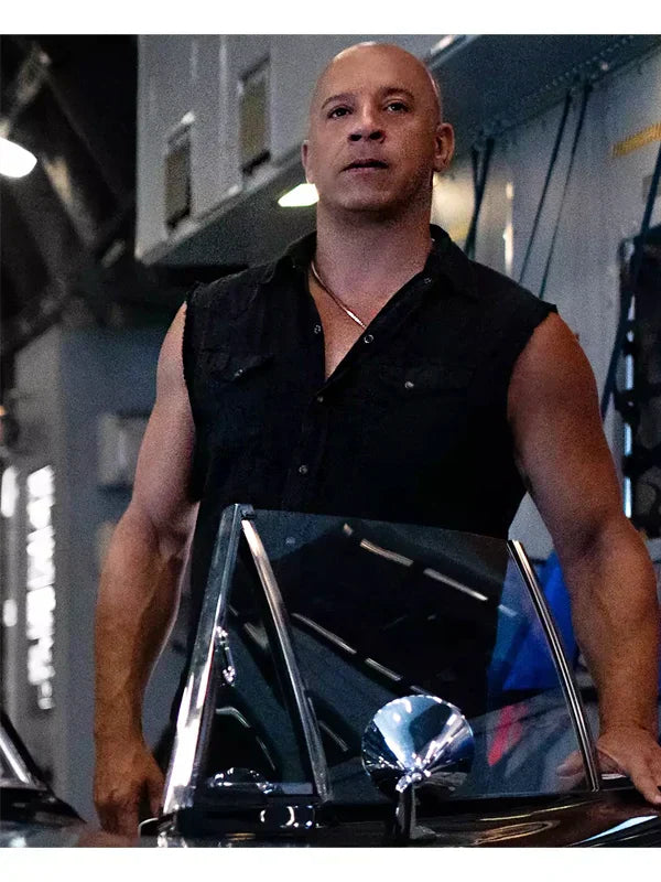 Fast X 2023 Vin Diesel Black Vest