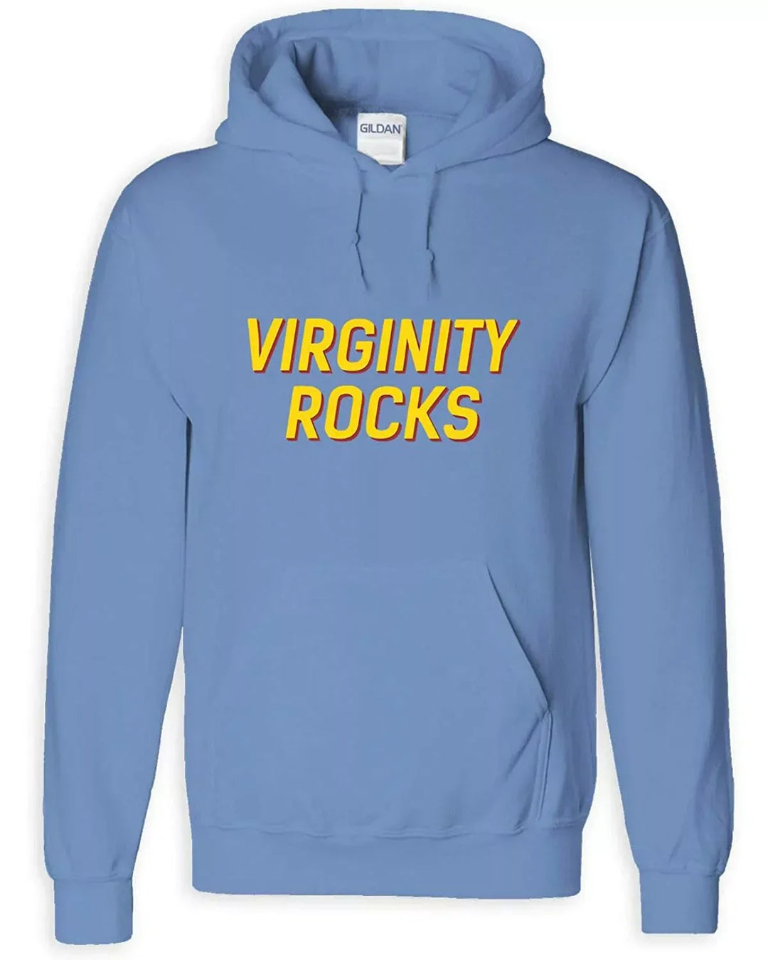 virginity rocks hoodie blue