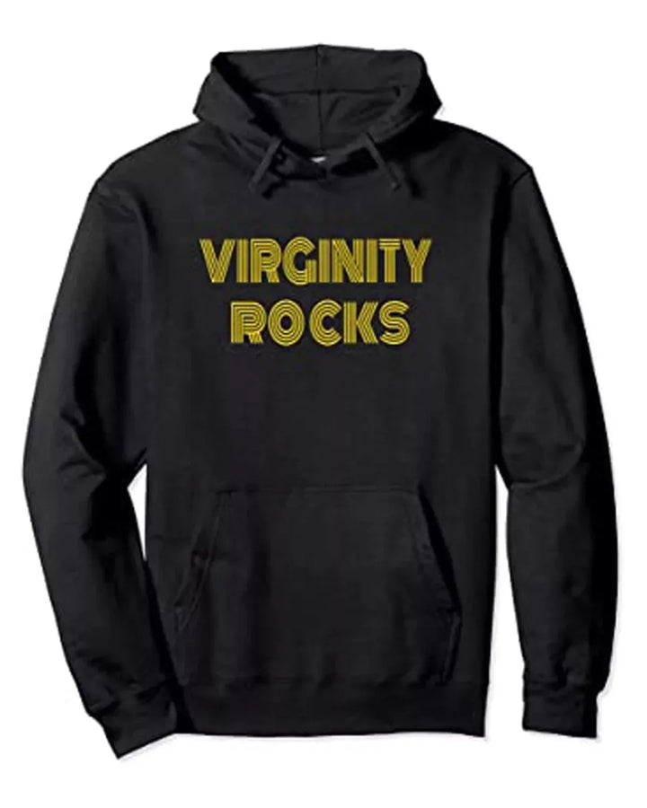 virginity rocks hoodie black