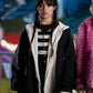 Jenna Ortega Wednesday-style  zip-up Hoodie