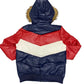 Robert Phillipe 8 Ball Blue And Red Jacket