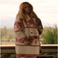 Yellowstone S05 Beth Dutton Pink Printed Coat