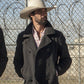 Ryan Bingham Yellowstone Grey Peacoat