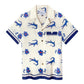 White Lotus Alligator Shirt Front