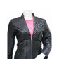 Women’s Quilted Style Black Leather Jacket