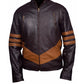 X-Men Wolverine Jacket, Cosplay Jacket, Real SheepSkin Leather Jacket