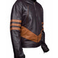 X-Men Wolverine Jacket, Cosplay Jacket, Real SheepSkin Leather Jacket