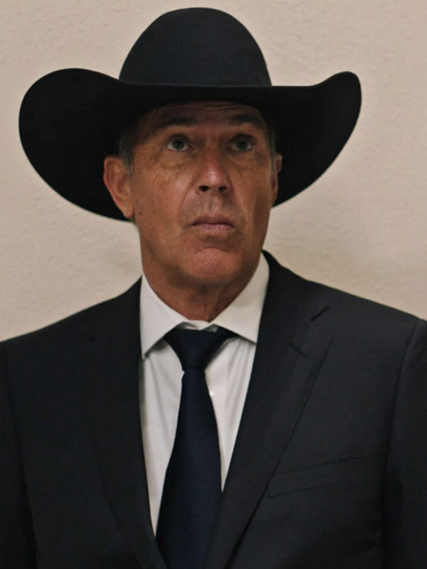John Dutton Yellowstone Season 04 Black Suit