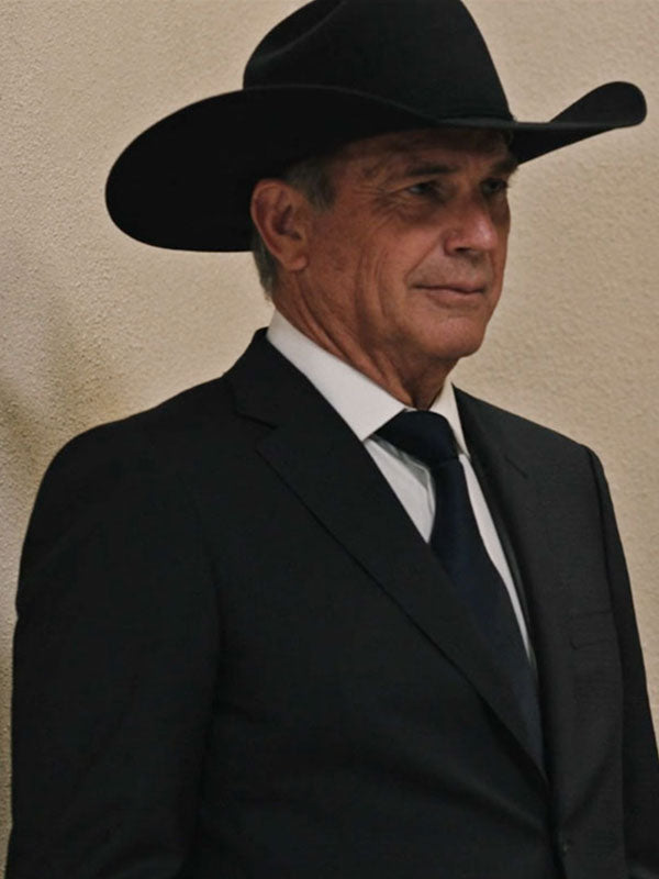 John Dutton Yellowstone Season 04 Black Suit