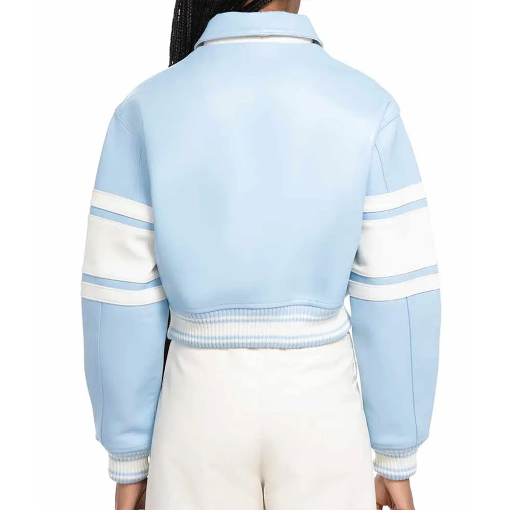 Avirex N4 Cropped Leather Jacket