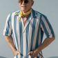 Glass Onion A Knives Out Mystery Daniel Craig Stripe Shirt