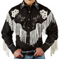 Barbie 2023 Ryan Gosling Black Fringe Shirt