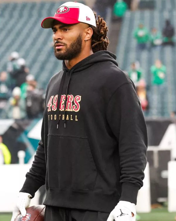 black 49ers football hoodie
