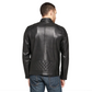 Men's Biker Leather Black Jacket