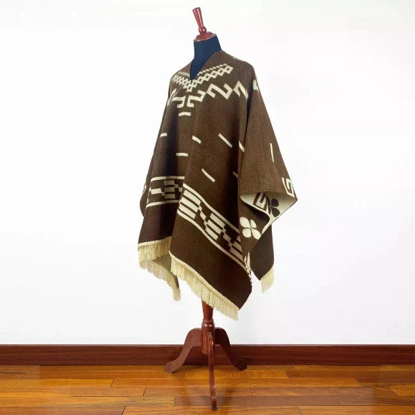 brown clint eastwood poncho​ front view