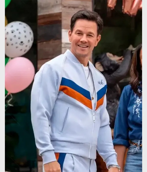 Mark Wahlberg Me Time White Tracksuit