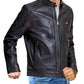 Biker Style Motorbike Genuine Leather Jacket