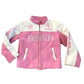 Pink Ferrari Leather Jacket