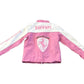 Pink Ferrari Leather Jacket