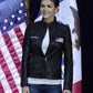 Casey Desantis Black Leather Jacket