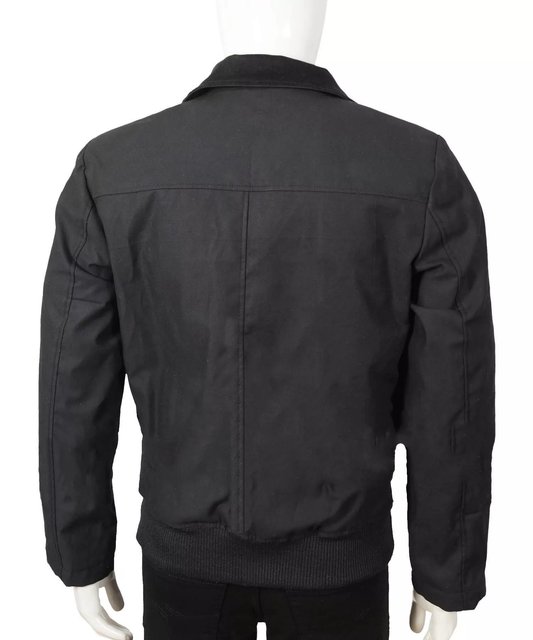 Yellowstone John Dutton Black Cotton Jacket