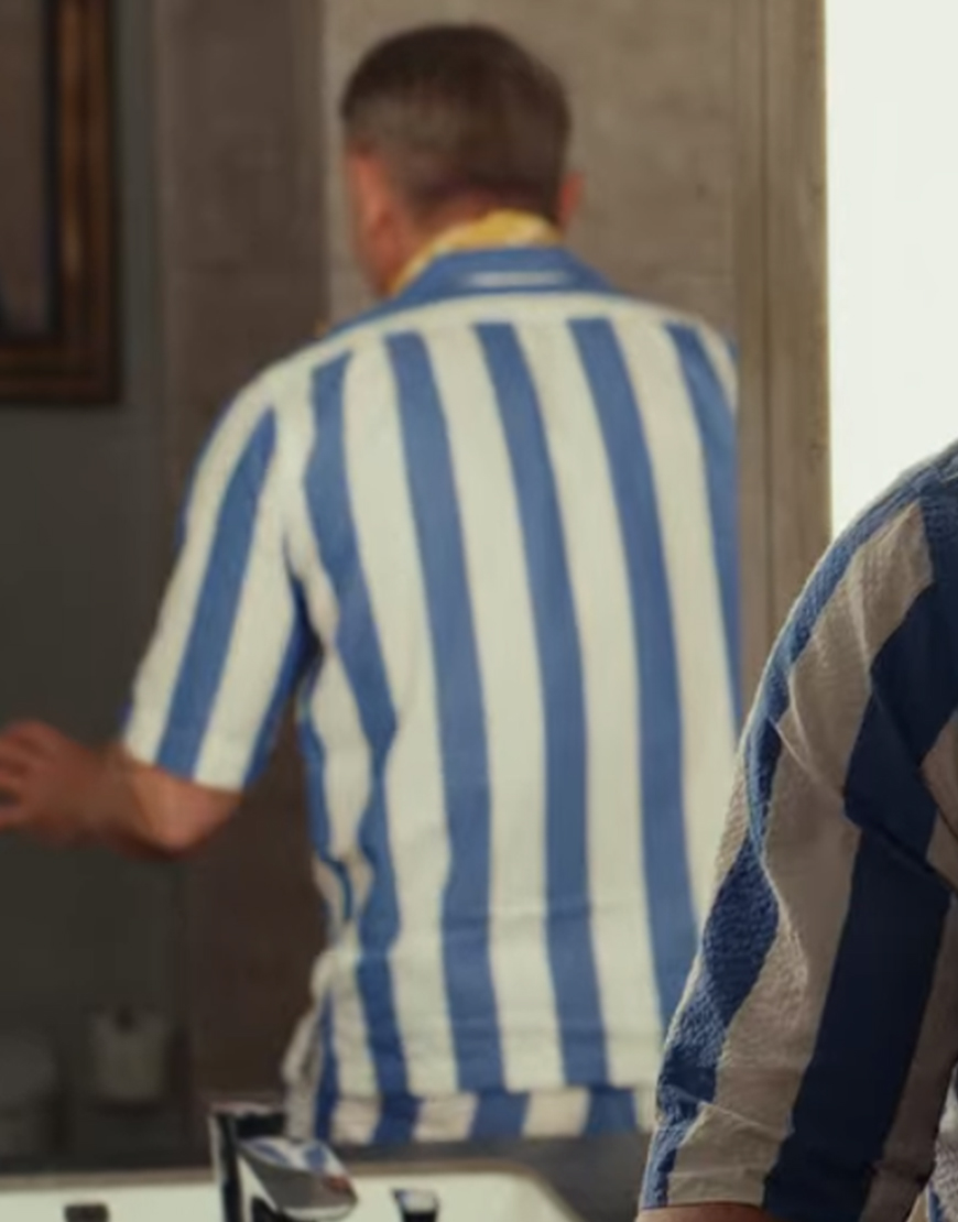 Glass Onion A Knives Out Mystery Daniel Craig Stripe Shirt