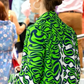 Emily in Paris S03 Lily Collins Green Printed Coat