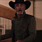 Forrie J. Smith Yellowstone S04 Brown Leather Vest