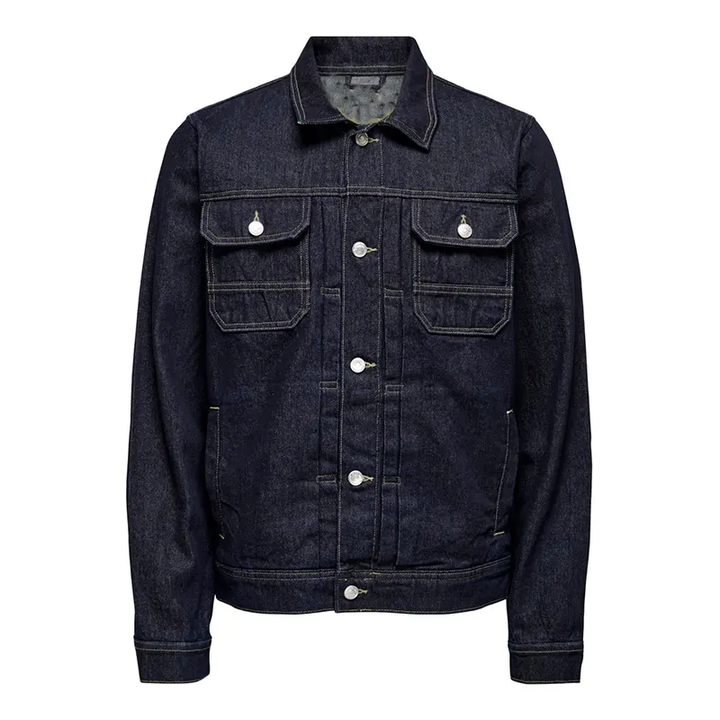 Mens Blue Jeans Denim Jacket