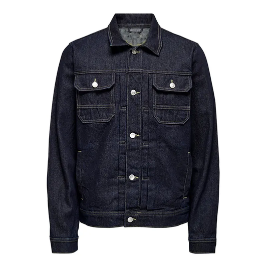 Mens Blue Jeans Denim Jacket