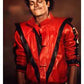 Michael Jackson Thriller Red Leather Jacket