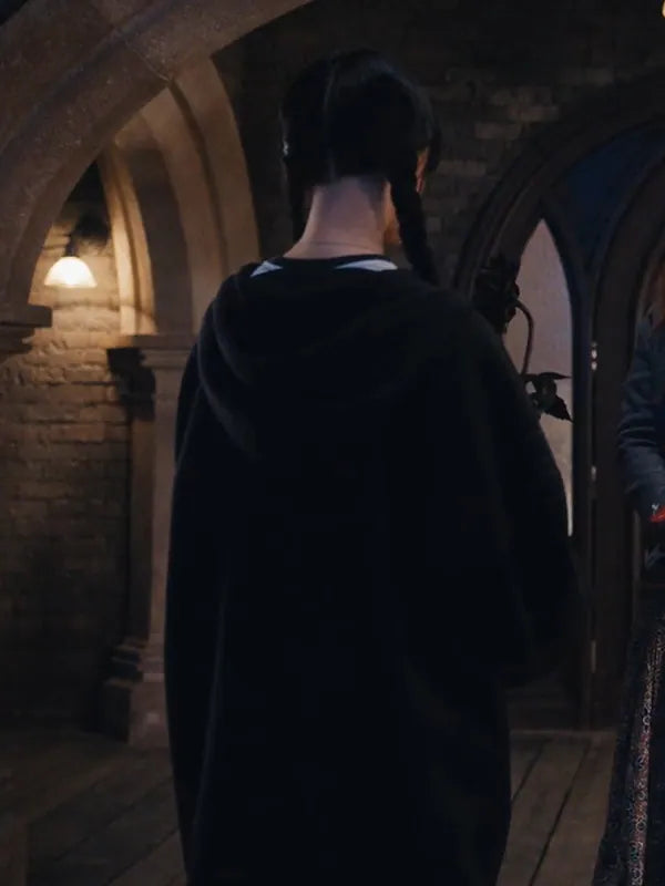 Jenna-Ortega-Wednesday-Baggy-Hoodie back view