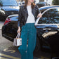 Kaia Gerber Black Leather Jacket