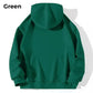 Back view of Green Y2K Green Kozy Hoodie