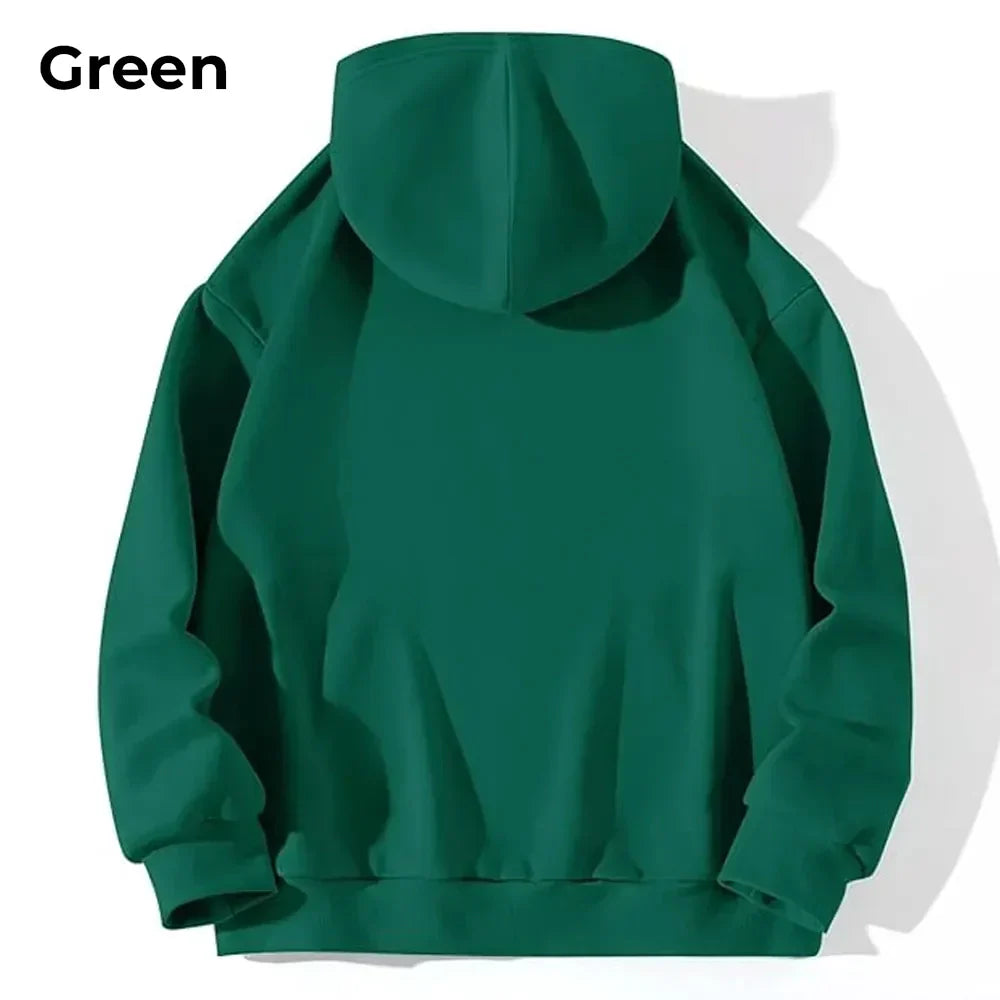 Back view of Green Y2K Green Kozy Hoodie