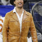 matthew mcconaughey wearing leather jacket front