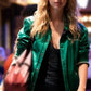 maxxxine 2024 mia goth green varsity jacket