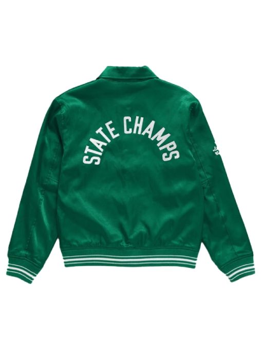 maxxxine green jacket back view
