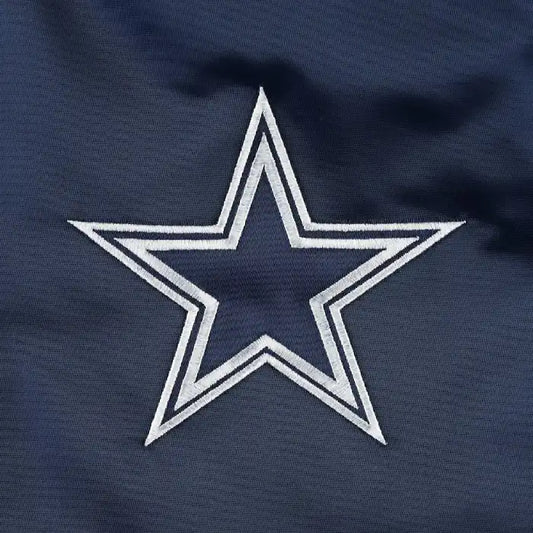 Mens Starter Dallas Cowboys Navy Blue Jacket