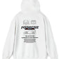 Back view of White Porsche-Hoodie with 911 GT3 RS