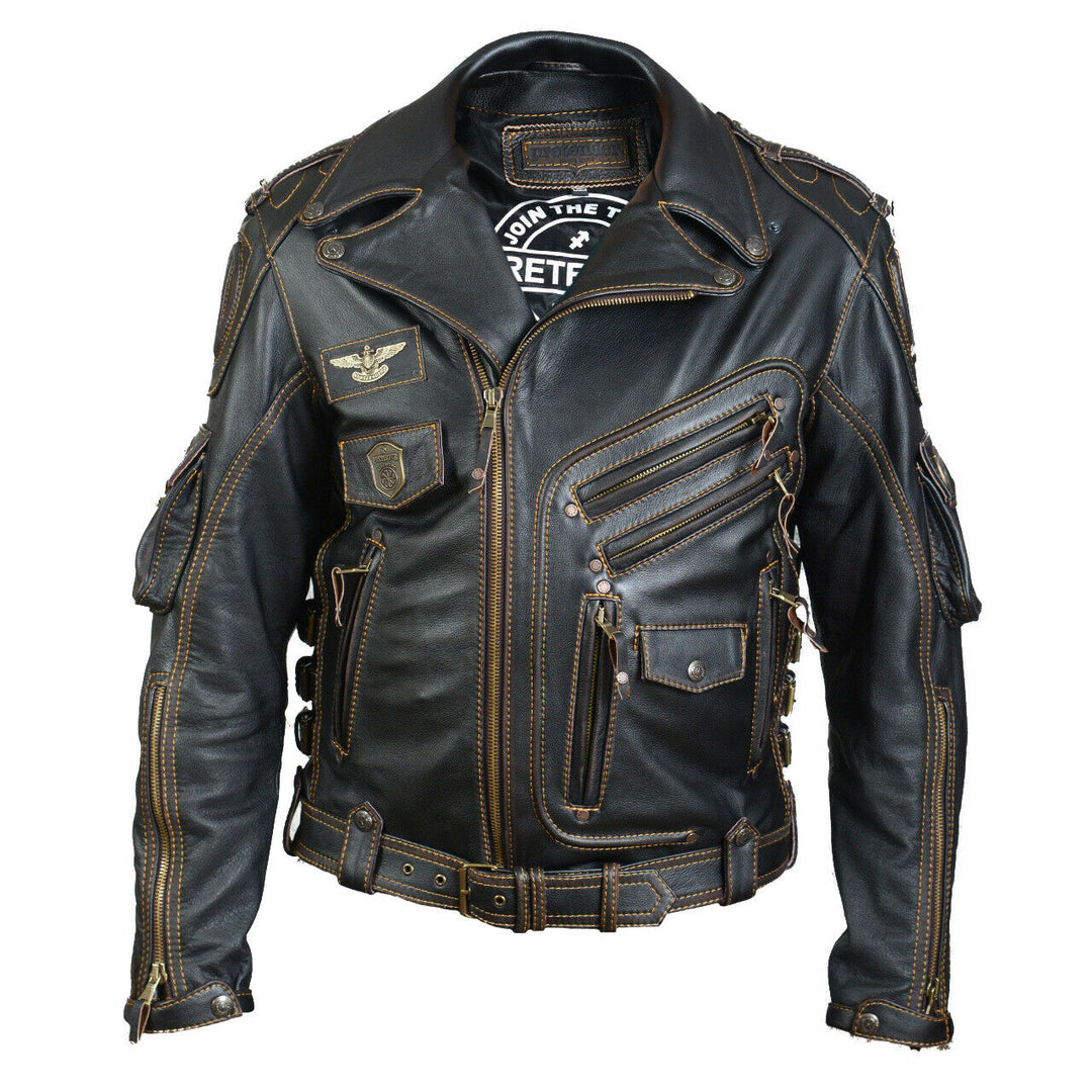 Harley Davidson Men’s Black Premium Leather Jacket