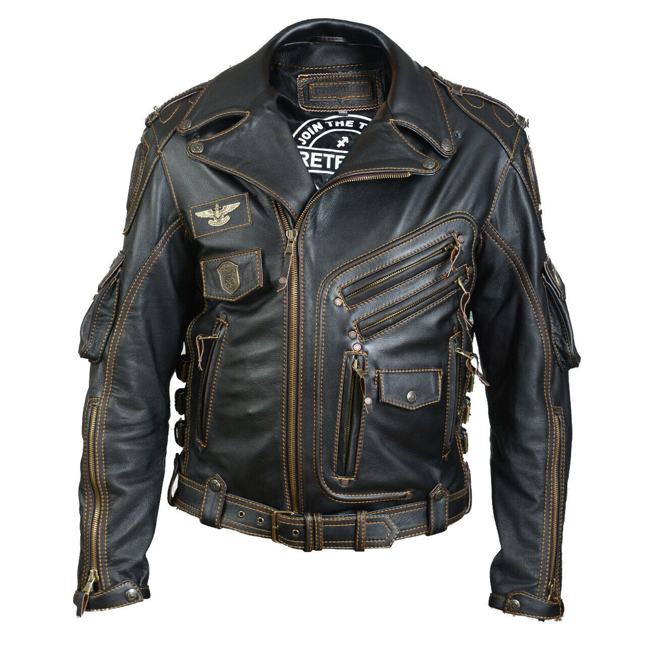 Harley Davidson Men’s Black Premium Leather Jacket