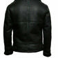 B3 Bomber RAF Aviator Pilot Black Leather Jacket