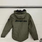 snap on jacket​ back view
