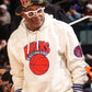Front view of spike_lee_knicks_white_hoodie