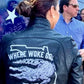 Casey Desantis Black Leather Jacket