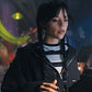 Close-up of Jenna-Ortega Wednesday Oversized-Hoodie