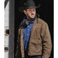 Ian Bohen Yellowstone Ryan Brown Leather Jacket